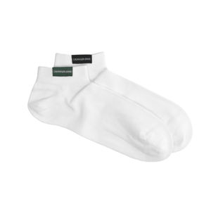 Calvin Klein pánské bílé ponožky 2 pack - ONESIZE (2)